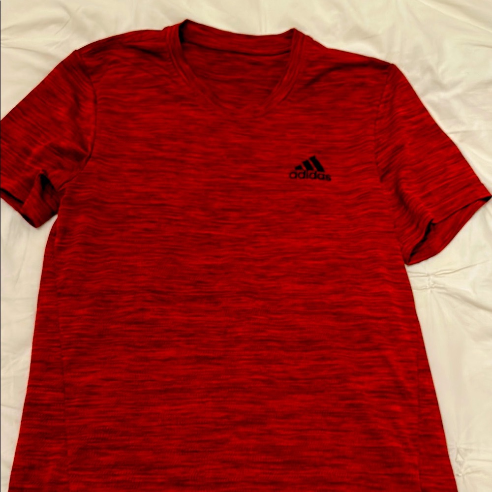 Adidas Men's Red T-Shirt